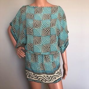 Tolani Silk Tunic Dress
